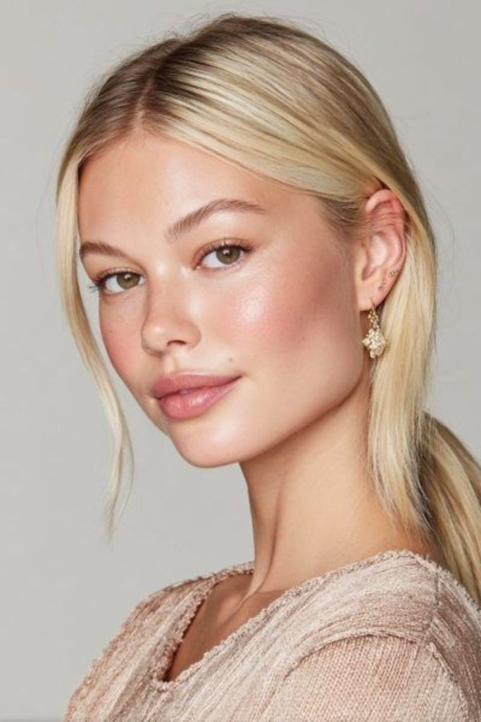 Vintage inspired thin arched brows