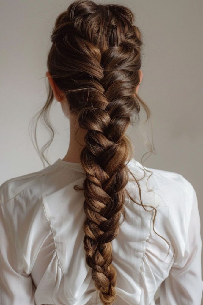 Loose thin braids strands