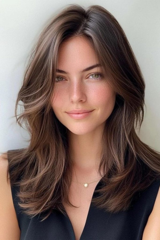 Cloudlike layers creating airy shoulder movement