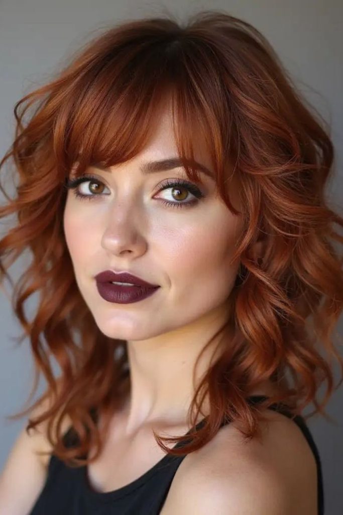 Ringlet curls framing face beautifully