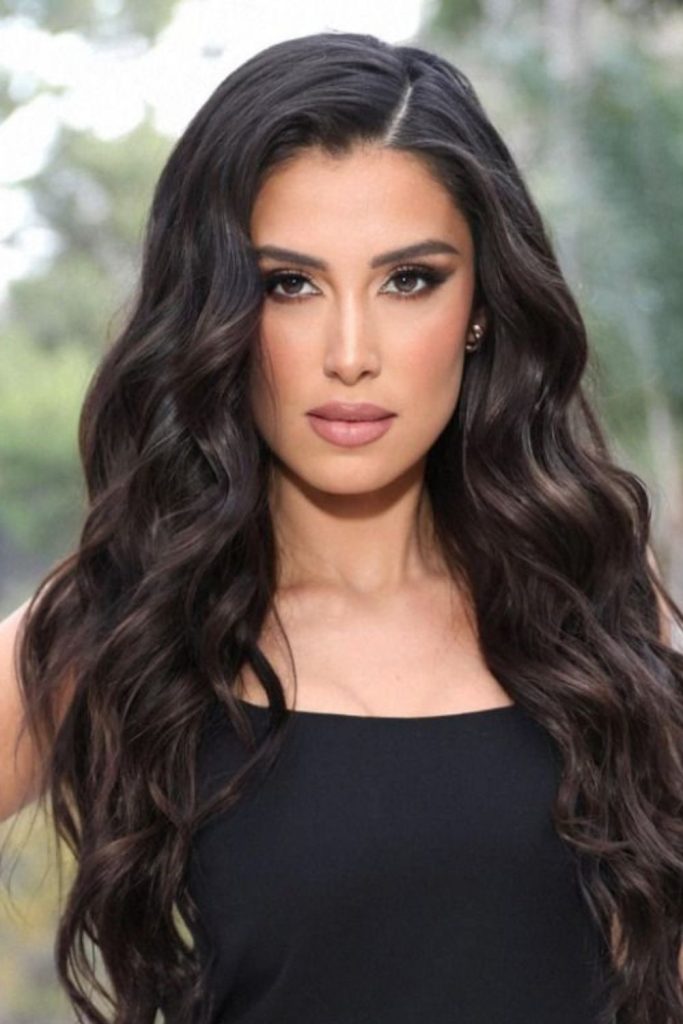 Elegant eclipse glam waves wig.