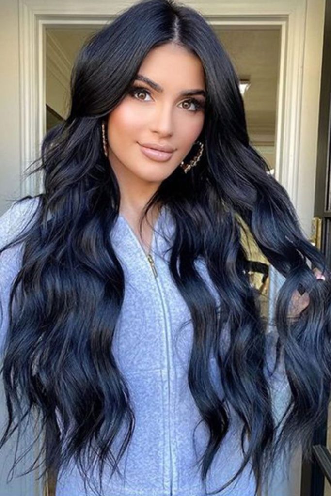 Extra long eclipse mermaid wig.