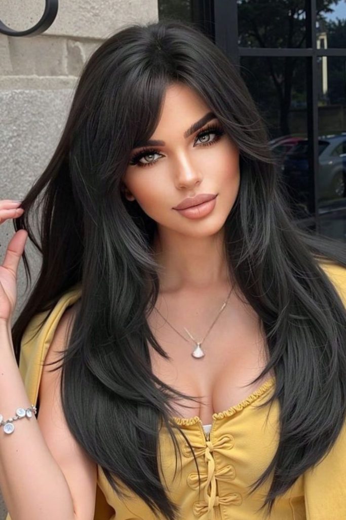 Timeless eternal noir classic wig.

