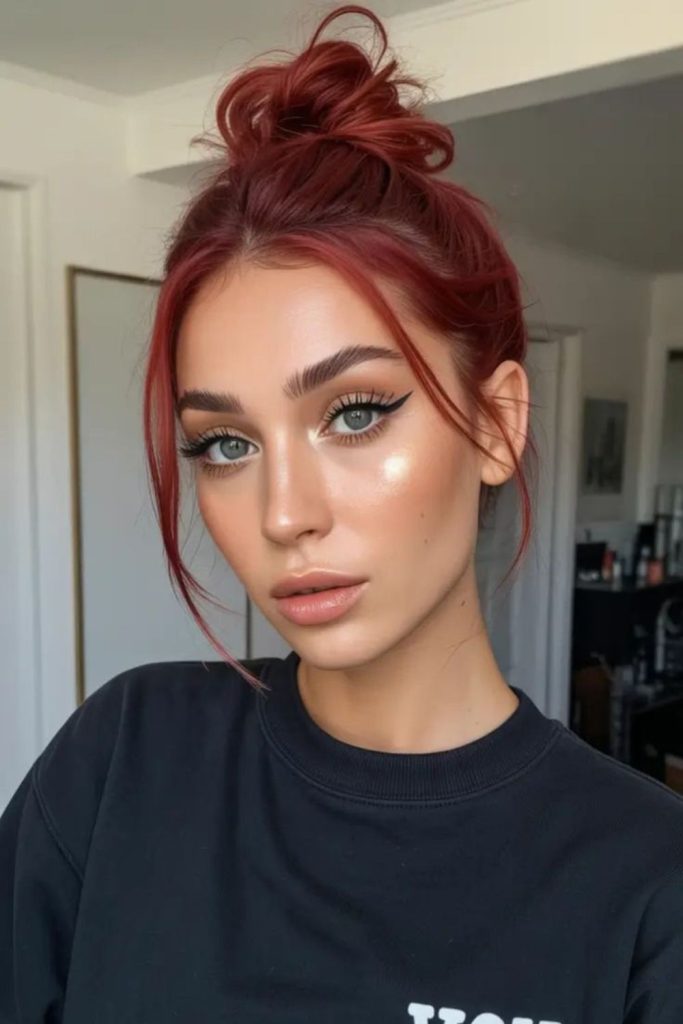 High side bun fiery red