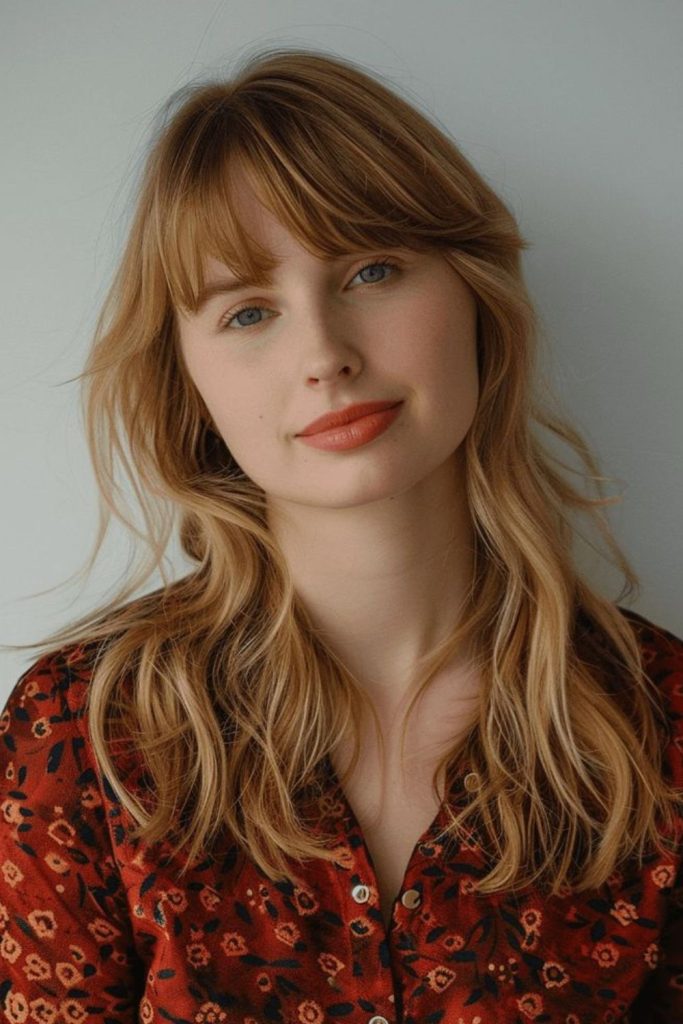 Light uneven wisps reflecting warm highlights