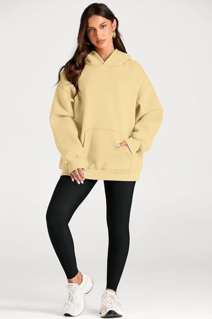 Golden honey hoodie with leggings