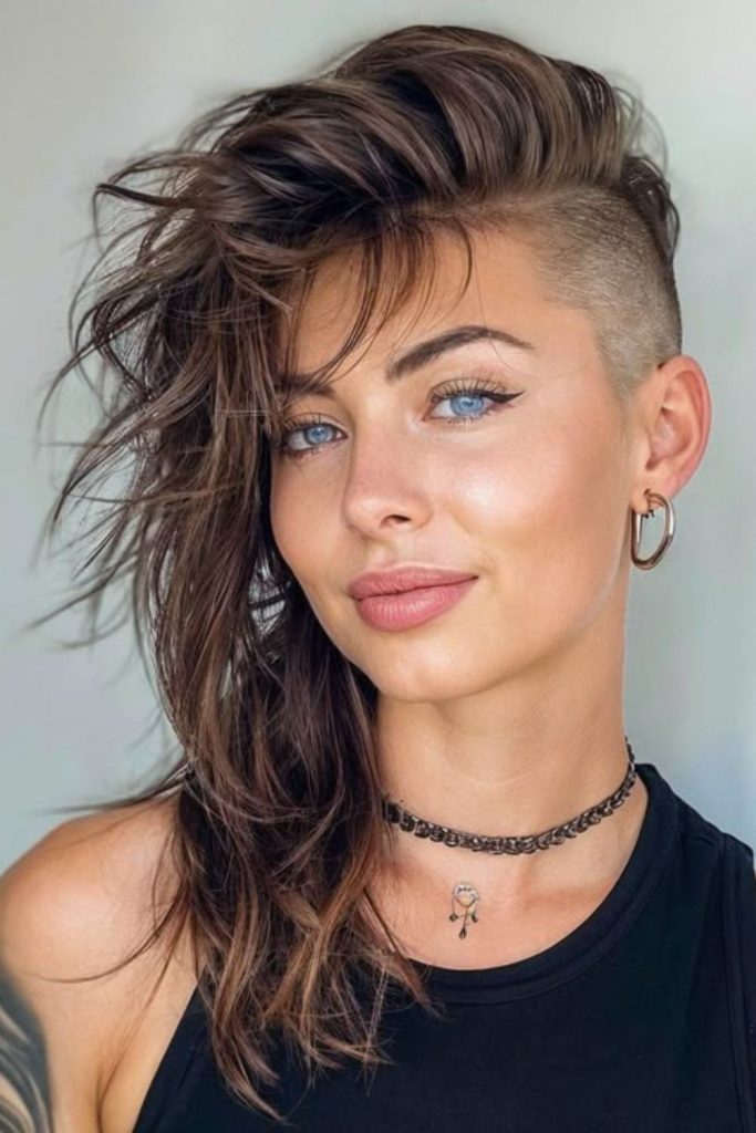 Mohawk merged with loose mid-length waves