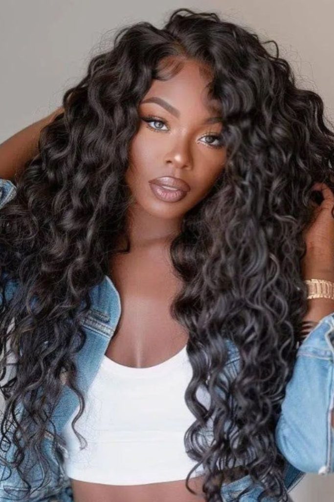 Black coils create bold volume