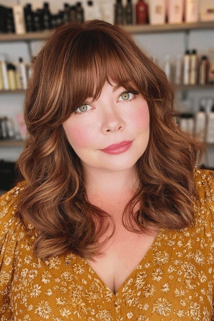 Low-density fringe prevents face heaviness