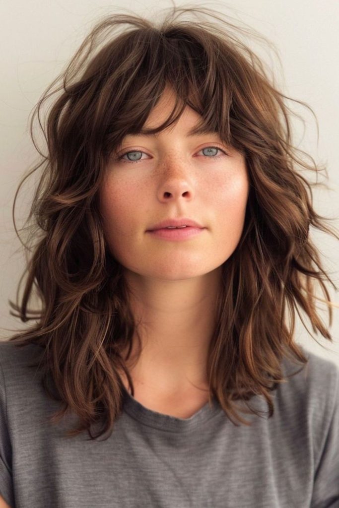 Soft shag with airy uneven layers