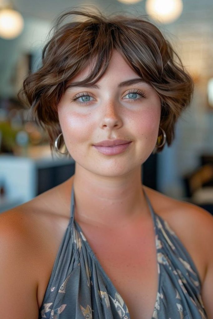 Feathered shag pixie with whimsical texture