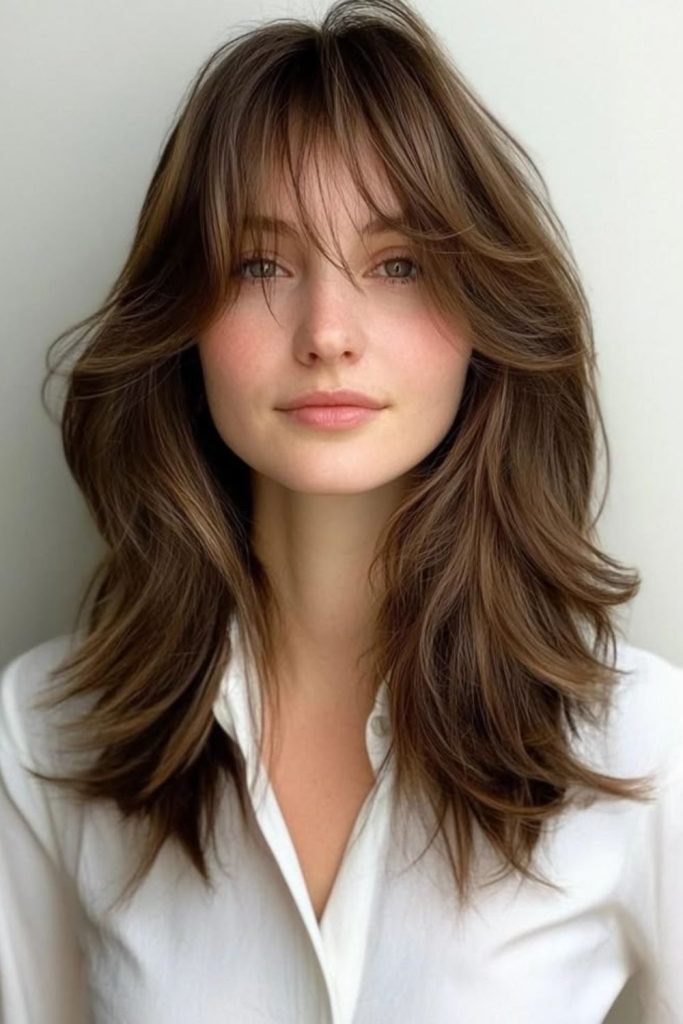 Dark fringe layers with jagged edges