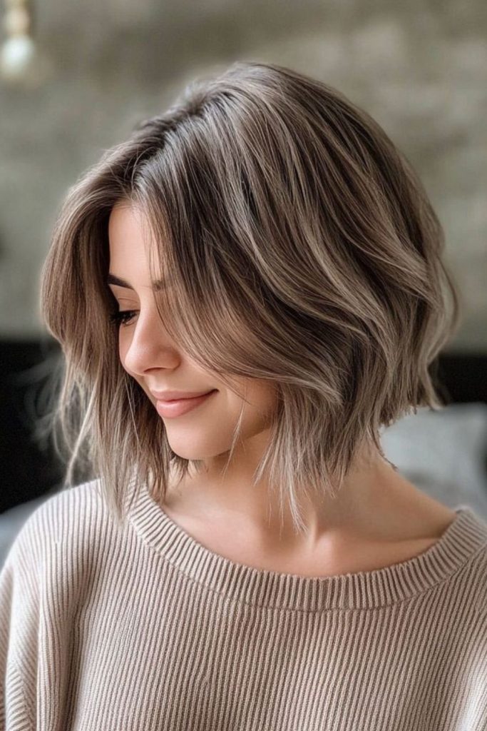 Smoky quartz modern chic bob