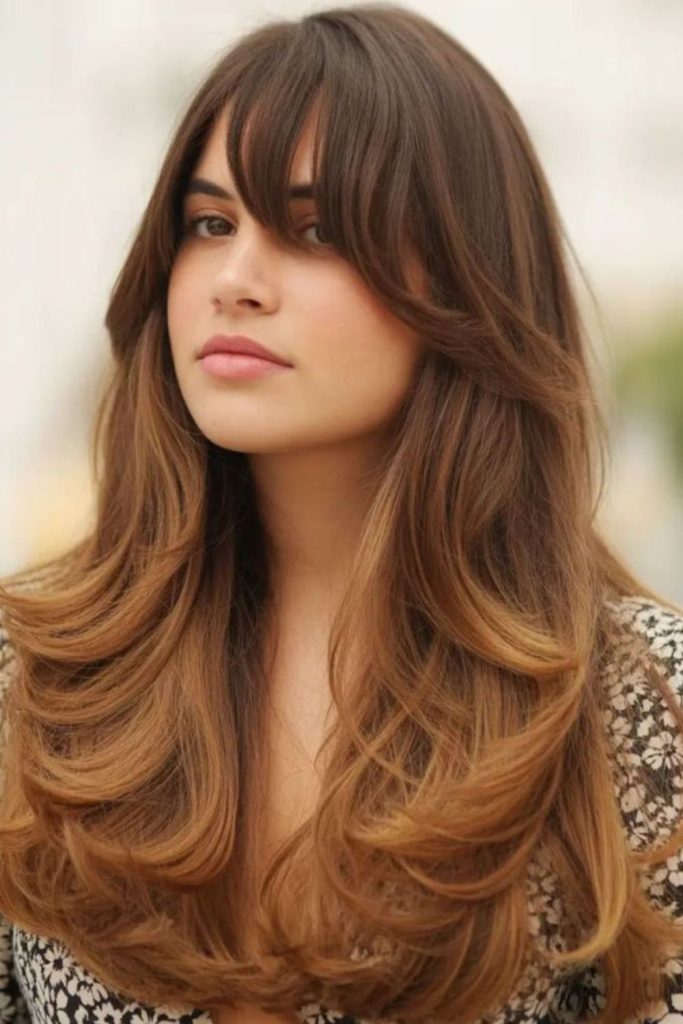 Face-tilt layers adding downward angle