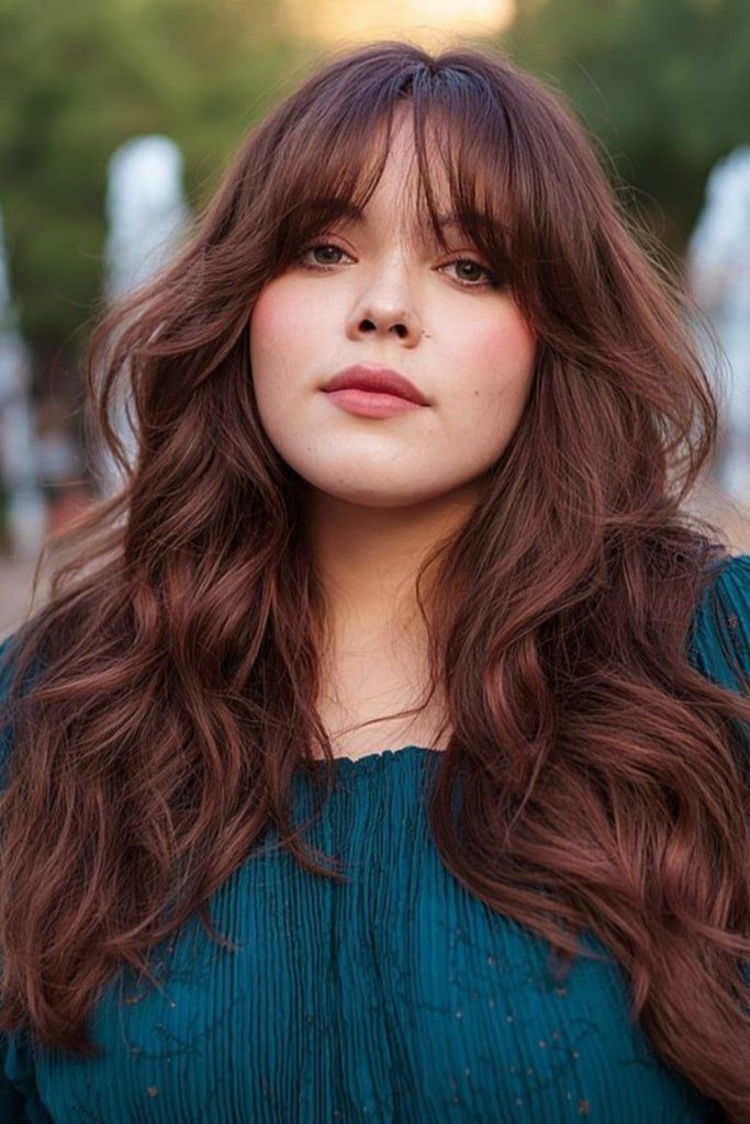 Wispy fringe flow slimming width