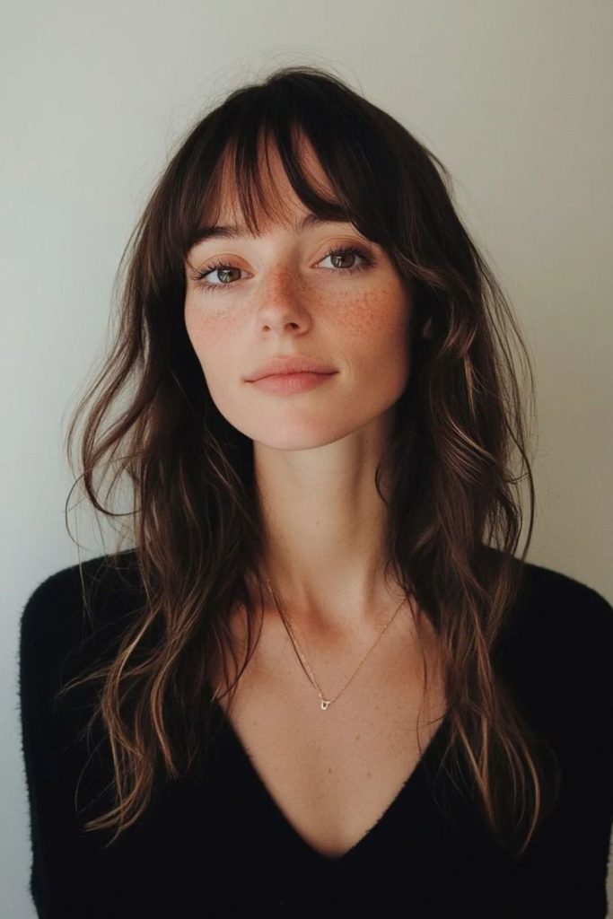 Fine shimmering strands with airy motion