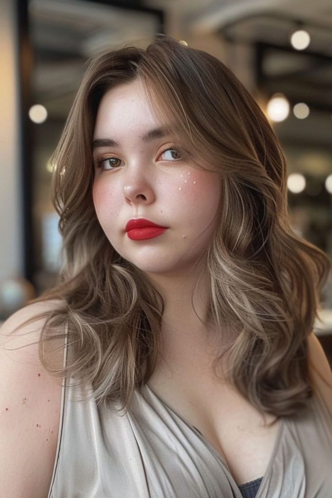 Textured lob offering slimmer silhouette