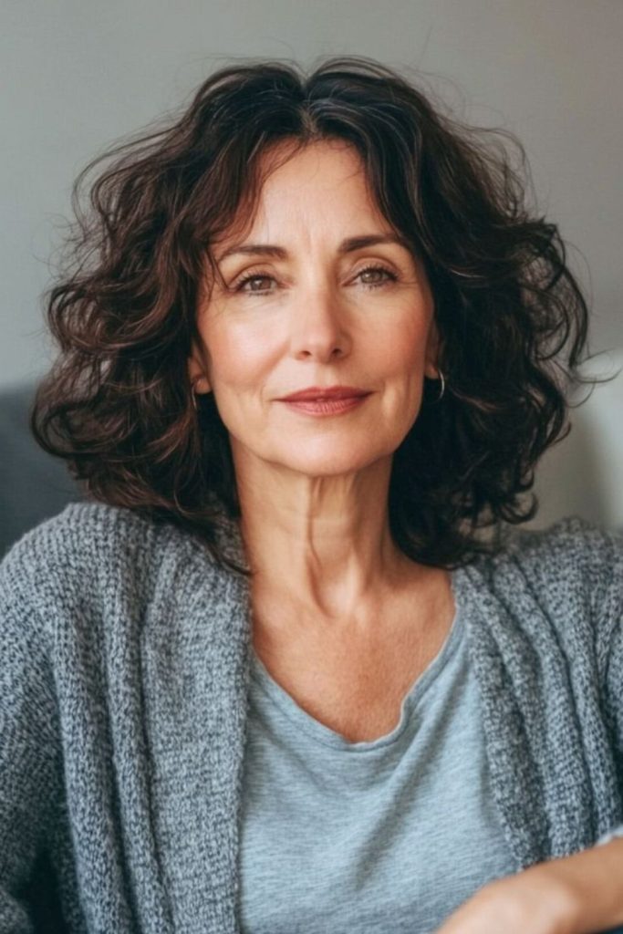 Soft layered waves for fine hair