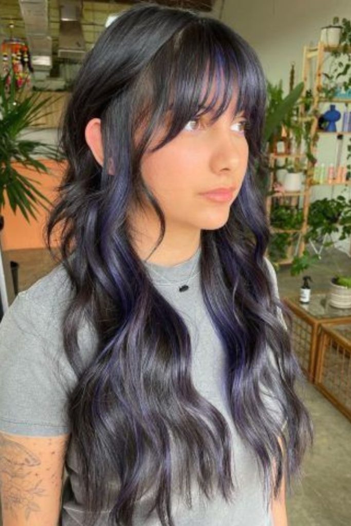 Soft spirals thin long hair