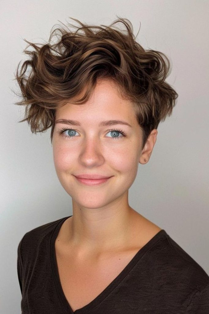 Airy pixie with casual effortless movement.