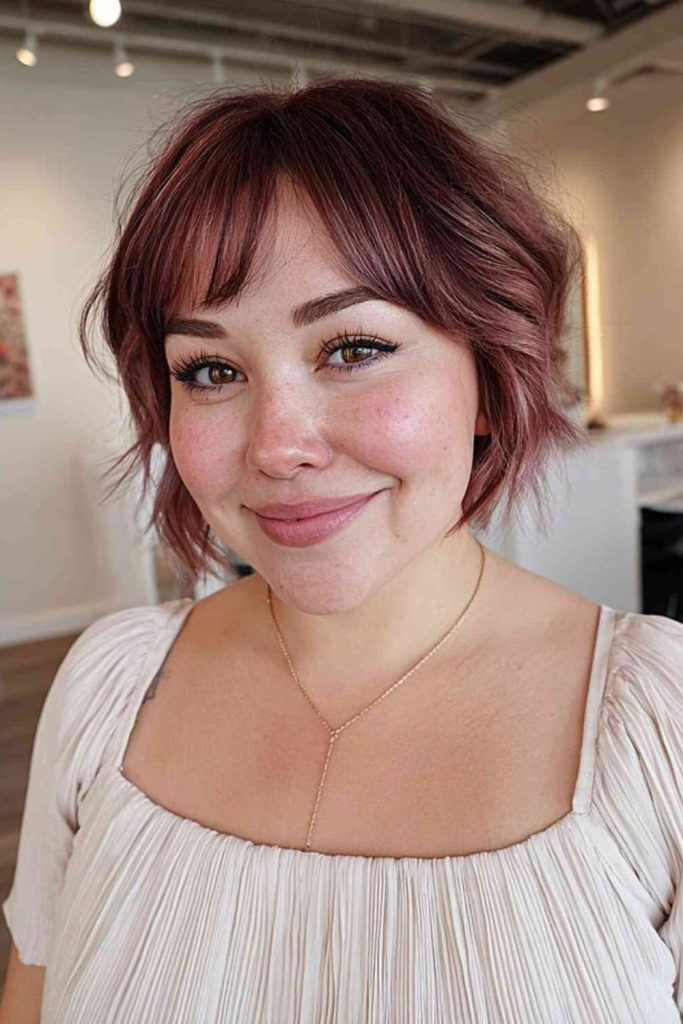 Cropped Rebel Fringe edgy baby bangs