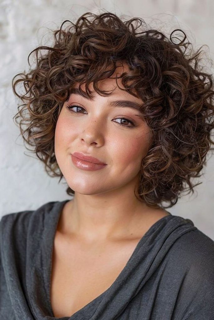 Curly Baby Fringe short curly bangs