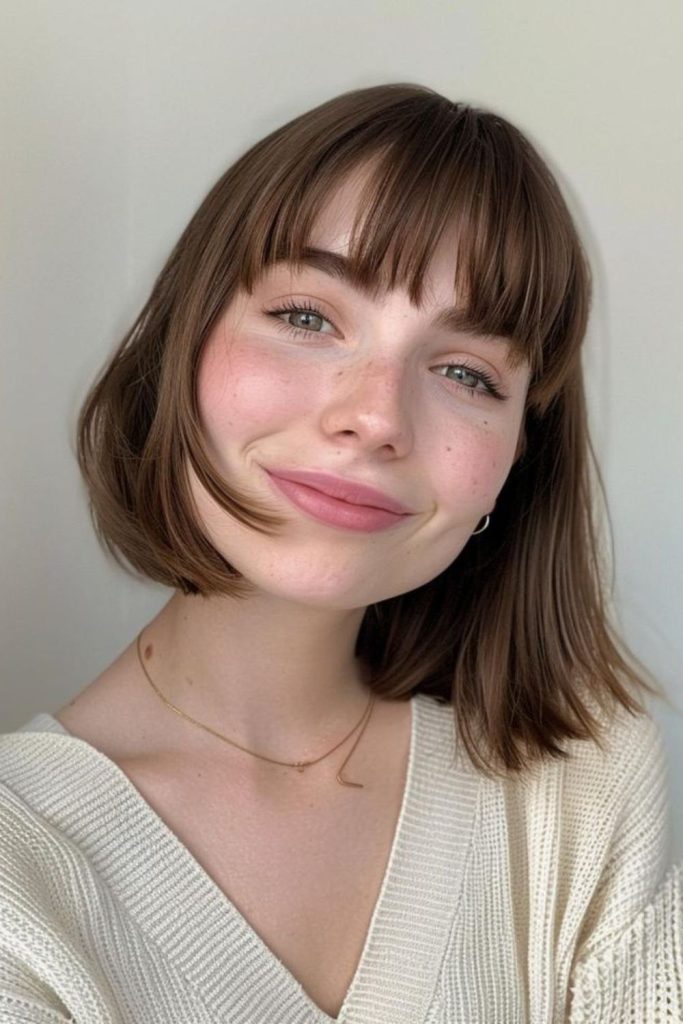 Floating Micro Fringe lifted baby bangs