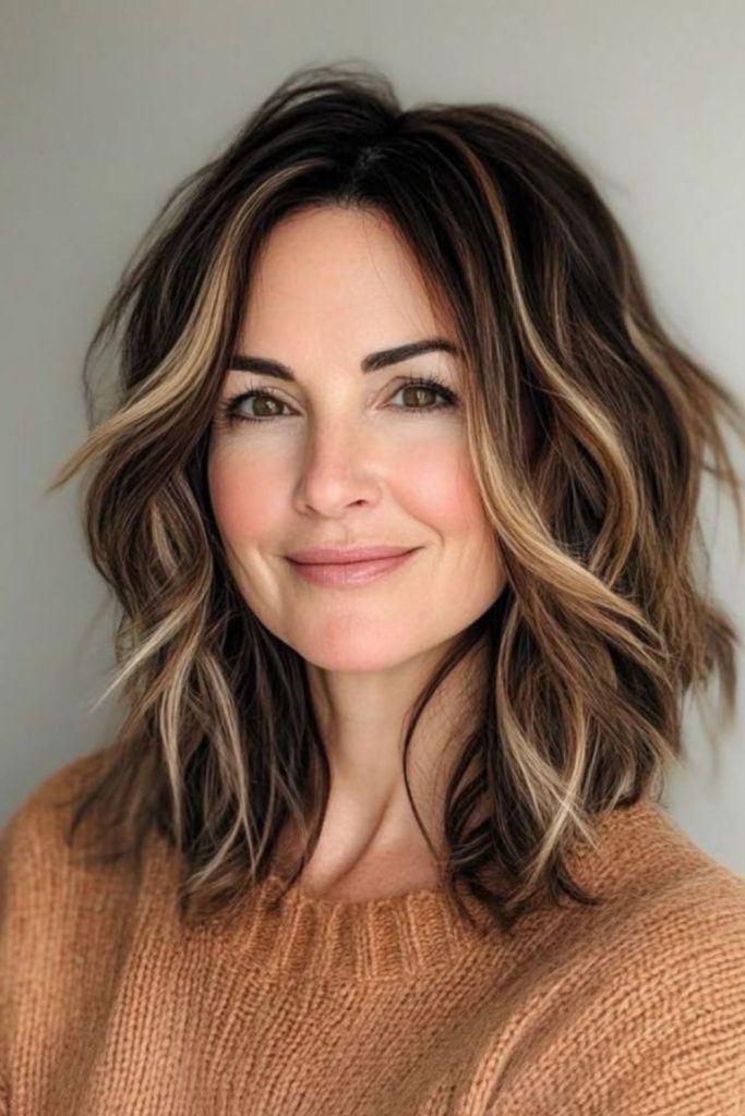 Modern classic medium haircut timeless