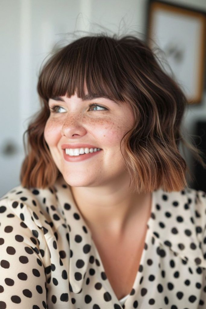 Graphic Micro Line sharp baby bangs