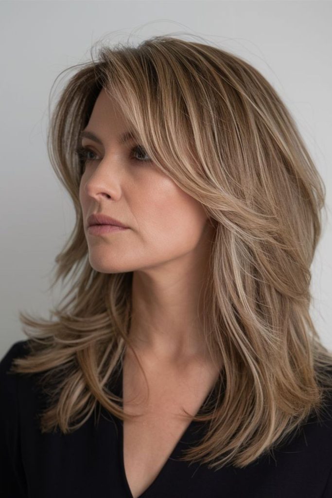 Dynamic medium haircut folded layers