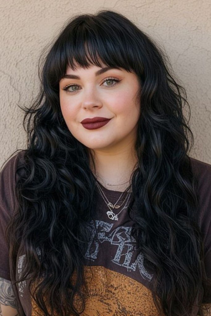 Long shag with flicked textured layers