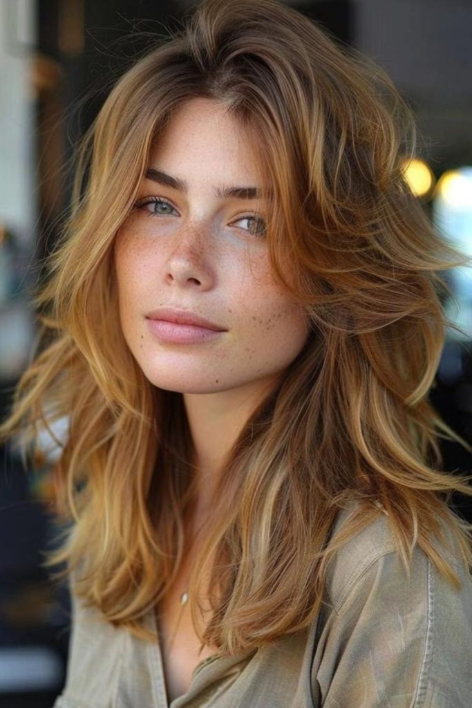 Low volume medium haircut polished