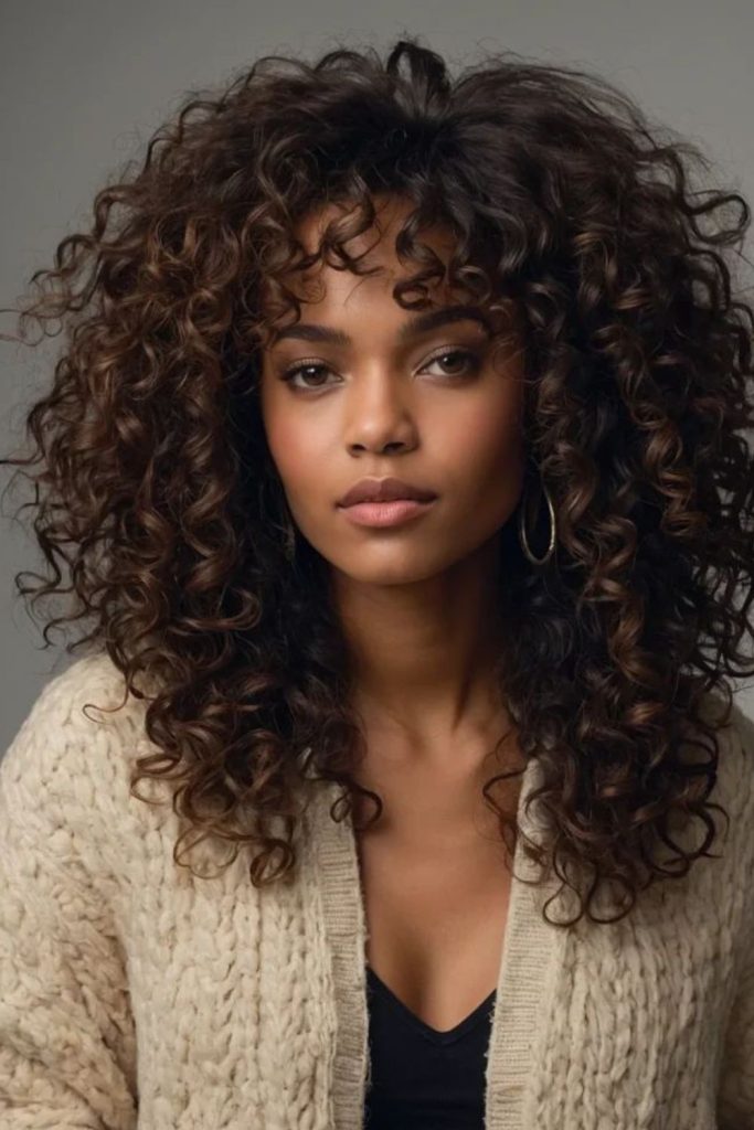 Medium ripple curls with subtle rhythm.