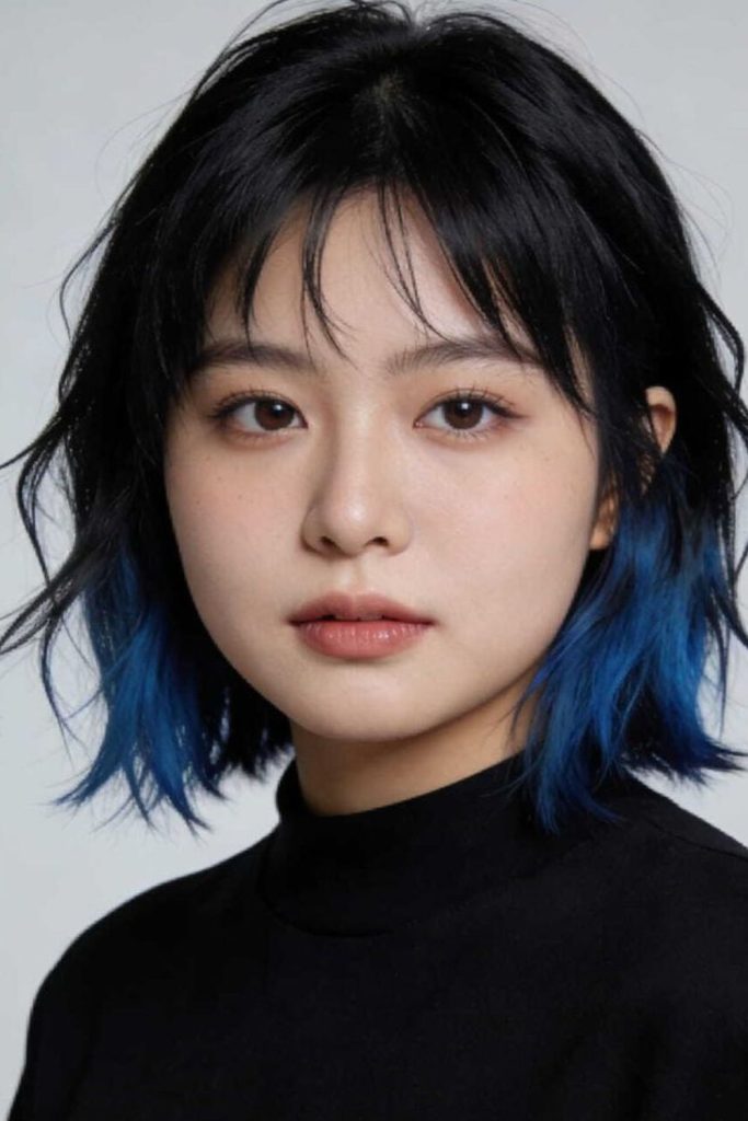 Neon Edge Bangs bold micro fringe