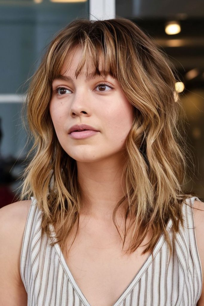 Shaggy Baby Fringe messy micro bangs