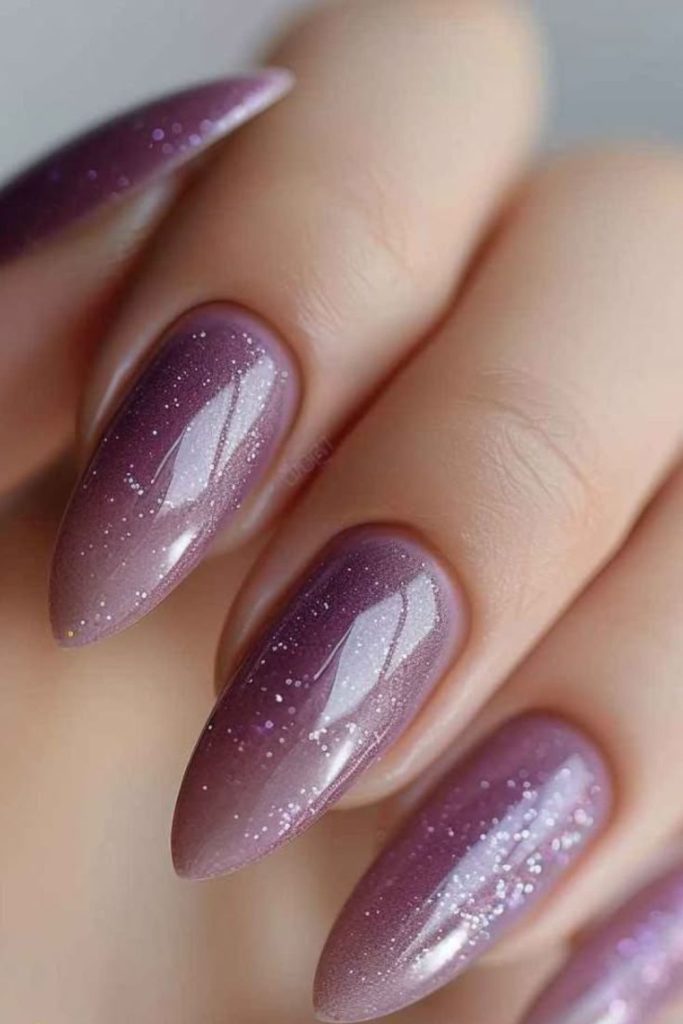 Lavender and rose dreamy nails