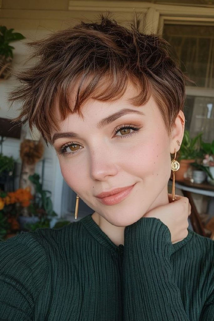 Feathered crown flutters with gentle rebellion.