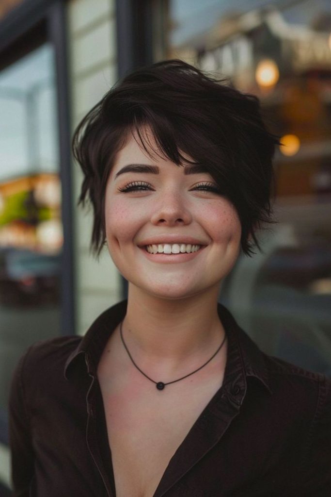 Wispy short layers soft flicks