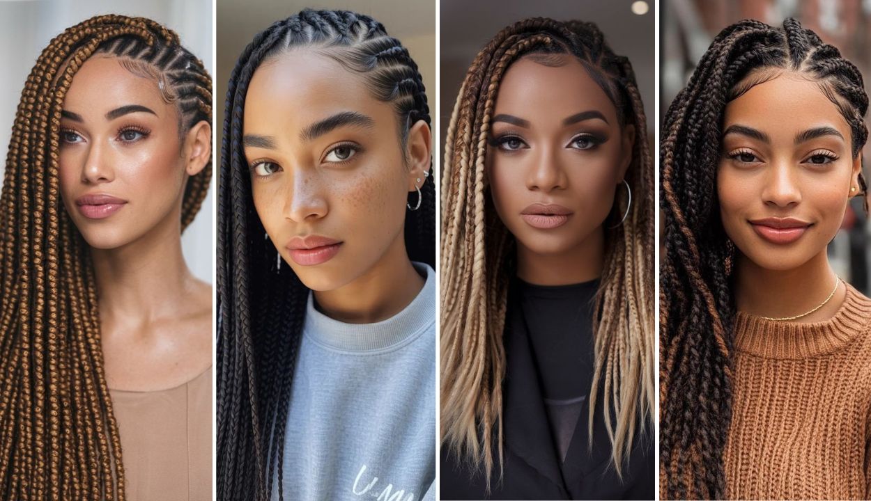Side Part Ruby 32 Stunning Side Part Braids - SavePini
