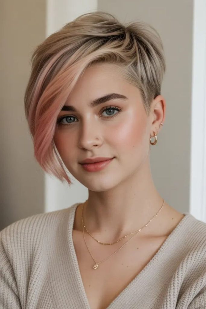 Floating layers brighten asymmetrical pixie