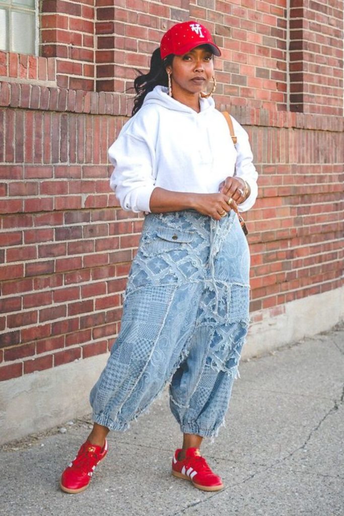 Canary hoodie distressed jeans urban