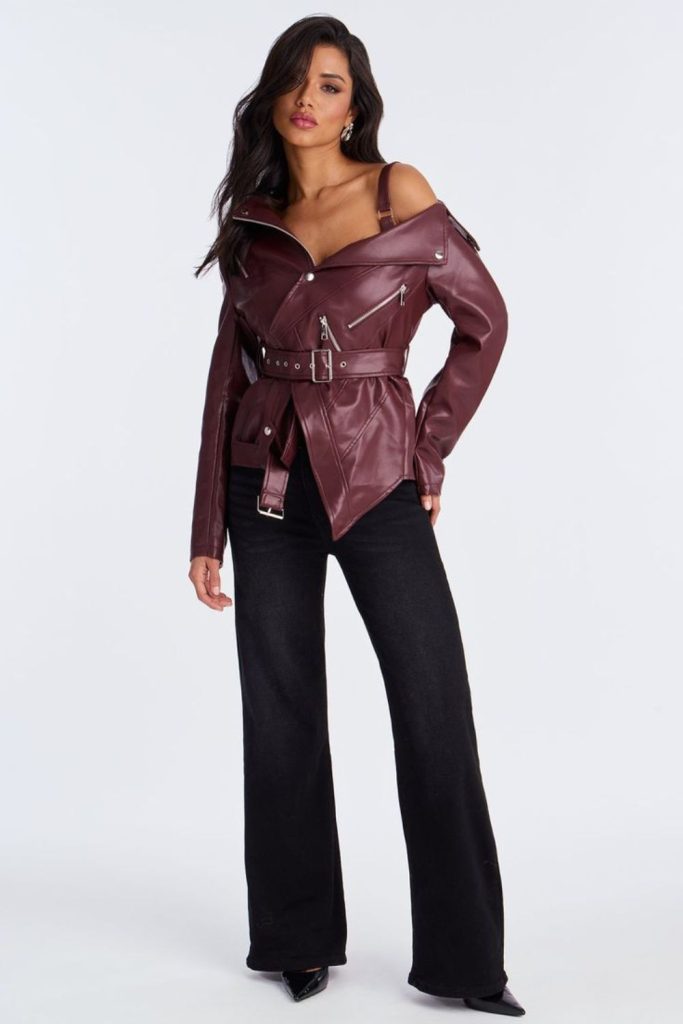 Infrared toned jacket slim trousers