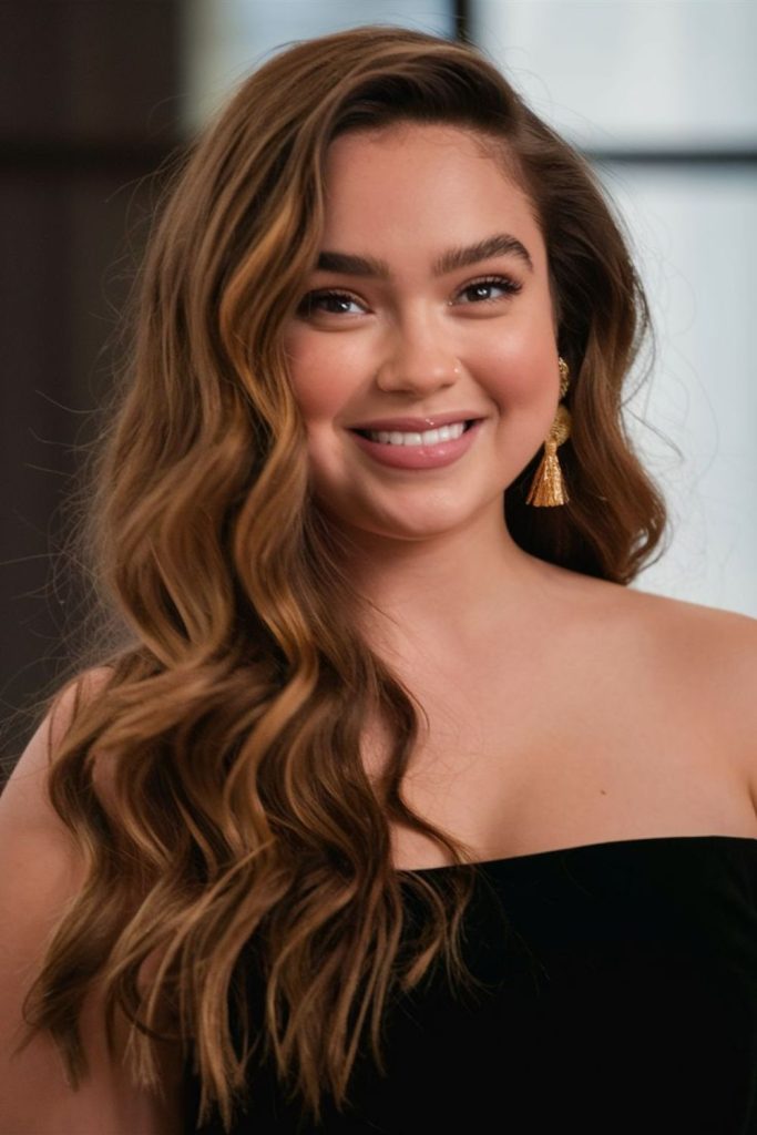 Long tapered layers with side part