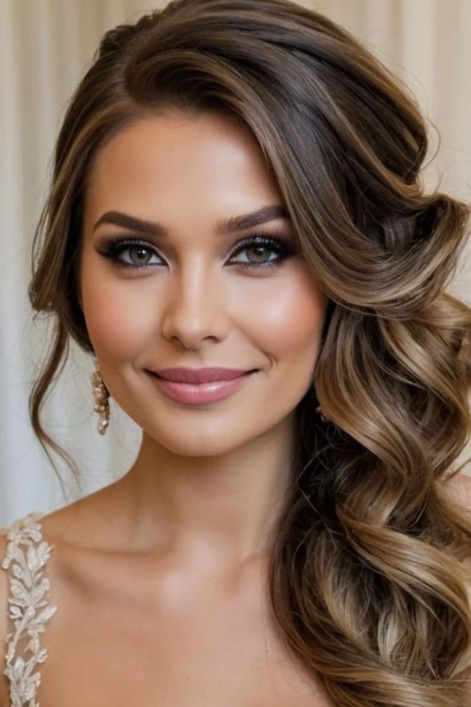 Twisted waves over one shoulder