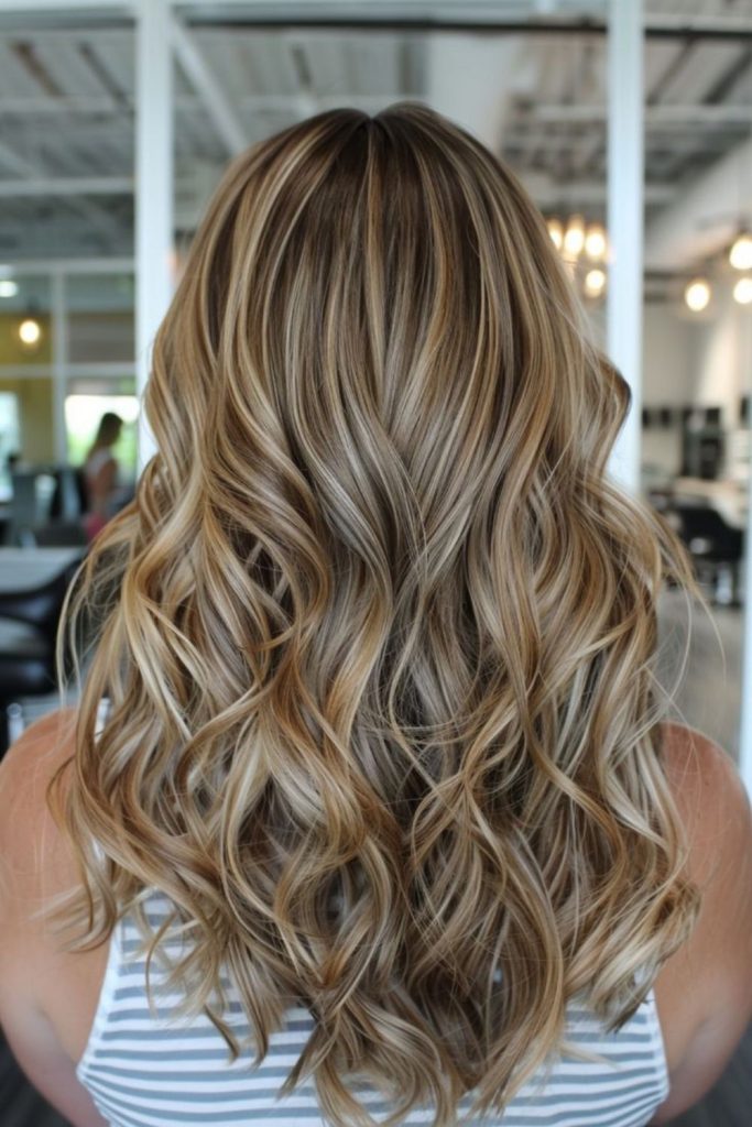 Caramel flicks brightening waves naturally