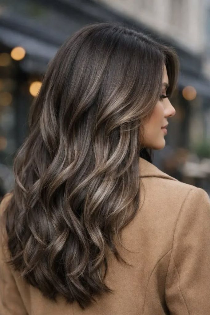 Dark ember with cool ash streaks