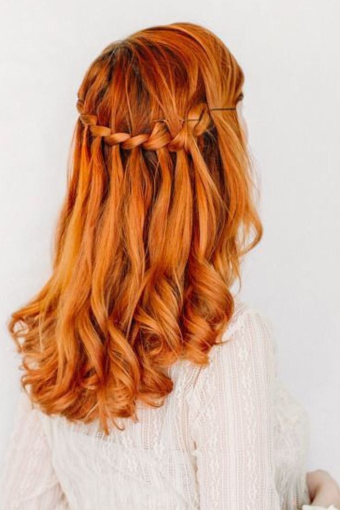 Fiery arcs braids with dynamic flair