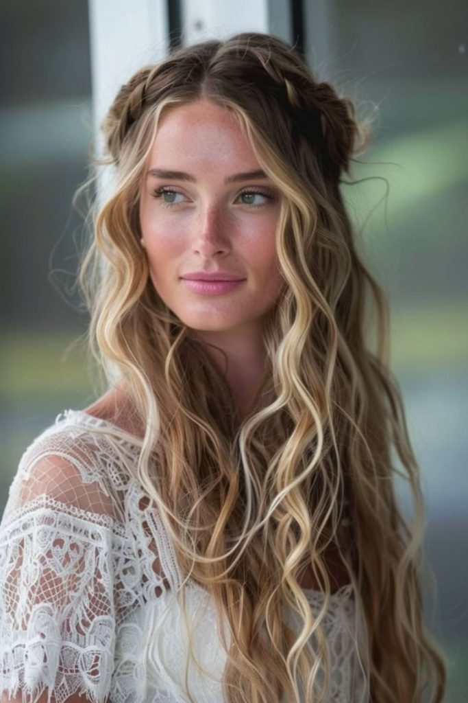 Twisted goddess waves with airy movement