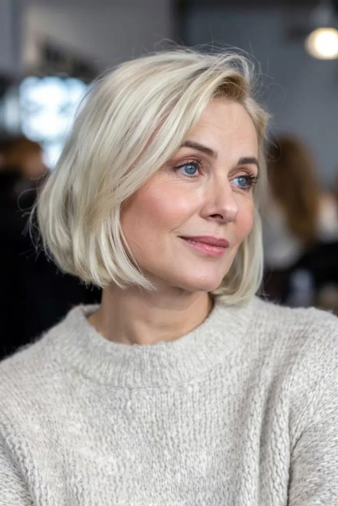 Ethereal silver platinum soft flowing 