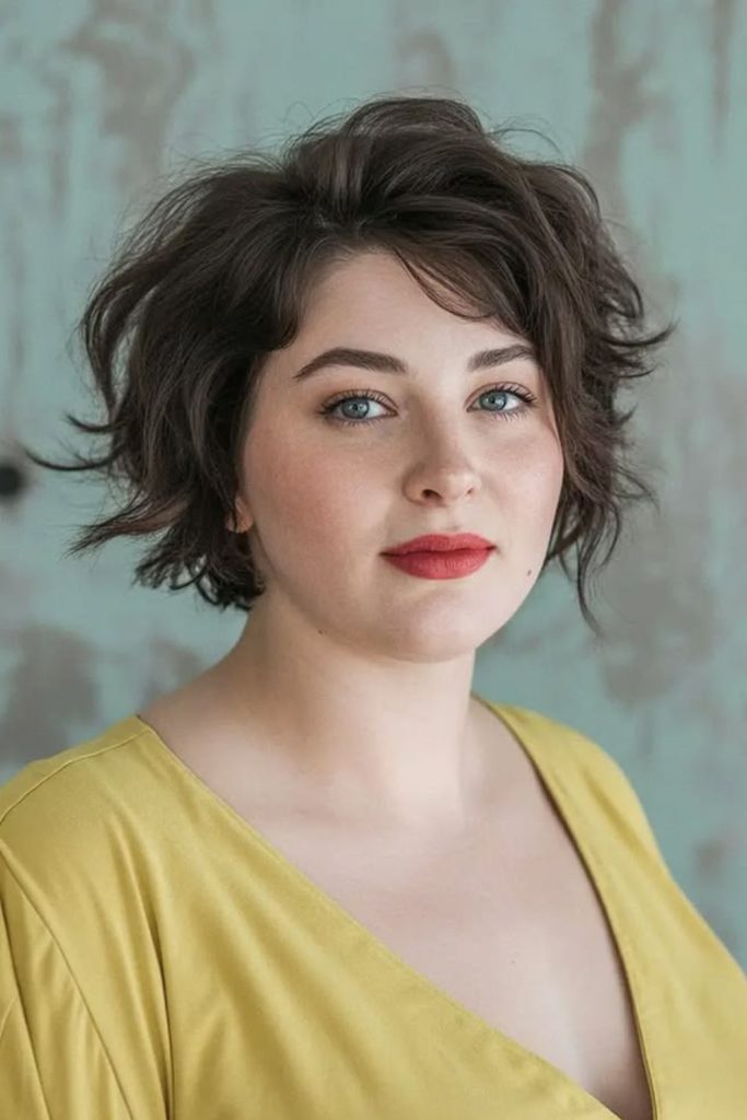 Tousled chin-length bob with airy bounce